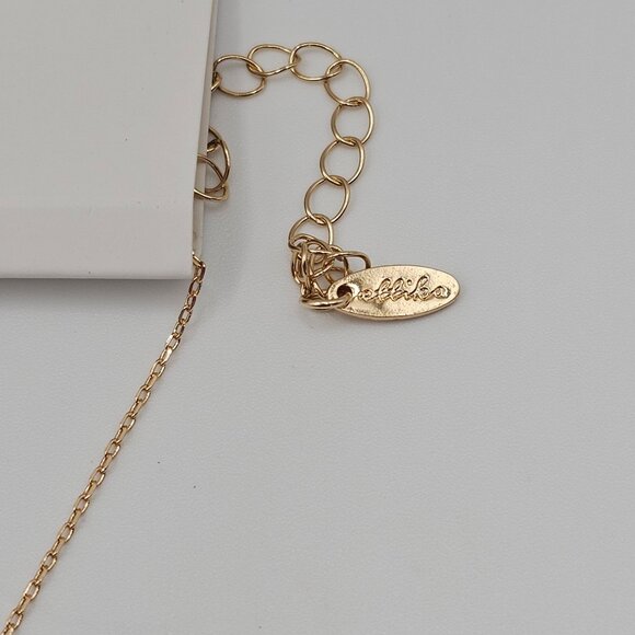 Ettika 18K Gold Plated Chain 20.5" Necklace Dainty Chic Elegant Ring Whimsygoth - Picture 8 of 9